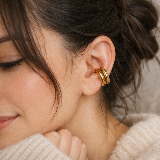 Chunky Ear Cuff Stack - Set of 2 | Lazee Jewelry