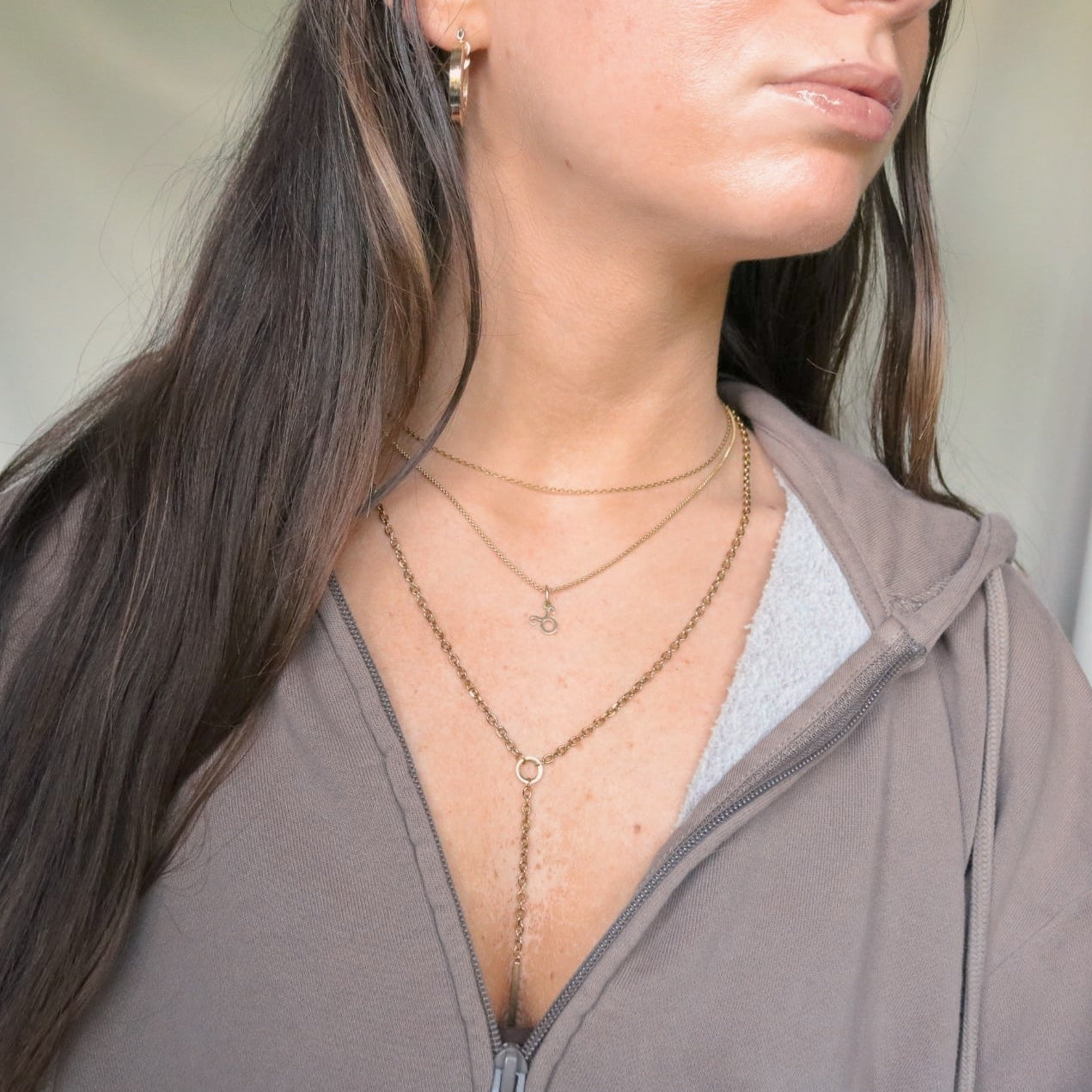 Custom Zodiac Layered Necklace – 3-in-1 Gold Necklace | Lazee Jewelry