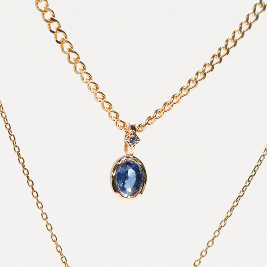 December Birthstone Layered Necklace – 3-in-1 Gold Necklace | Lazee Jewelry