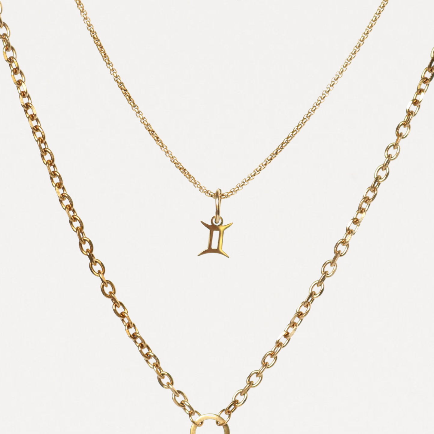 Custom Zodiac Layered Necklace – 3-in-1 Gold Necklace | Lazee Jewelry