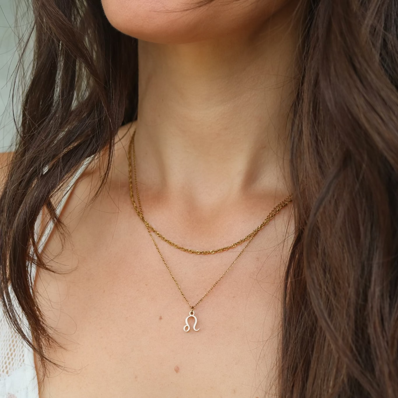 Custom Zodiac Layered Necklace – 3-in-1 Gold Necklace | Lazee Jewelry