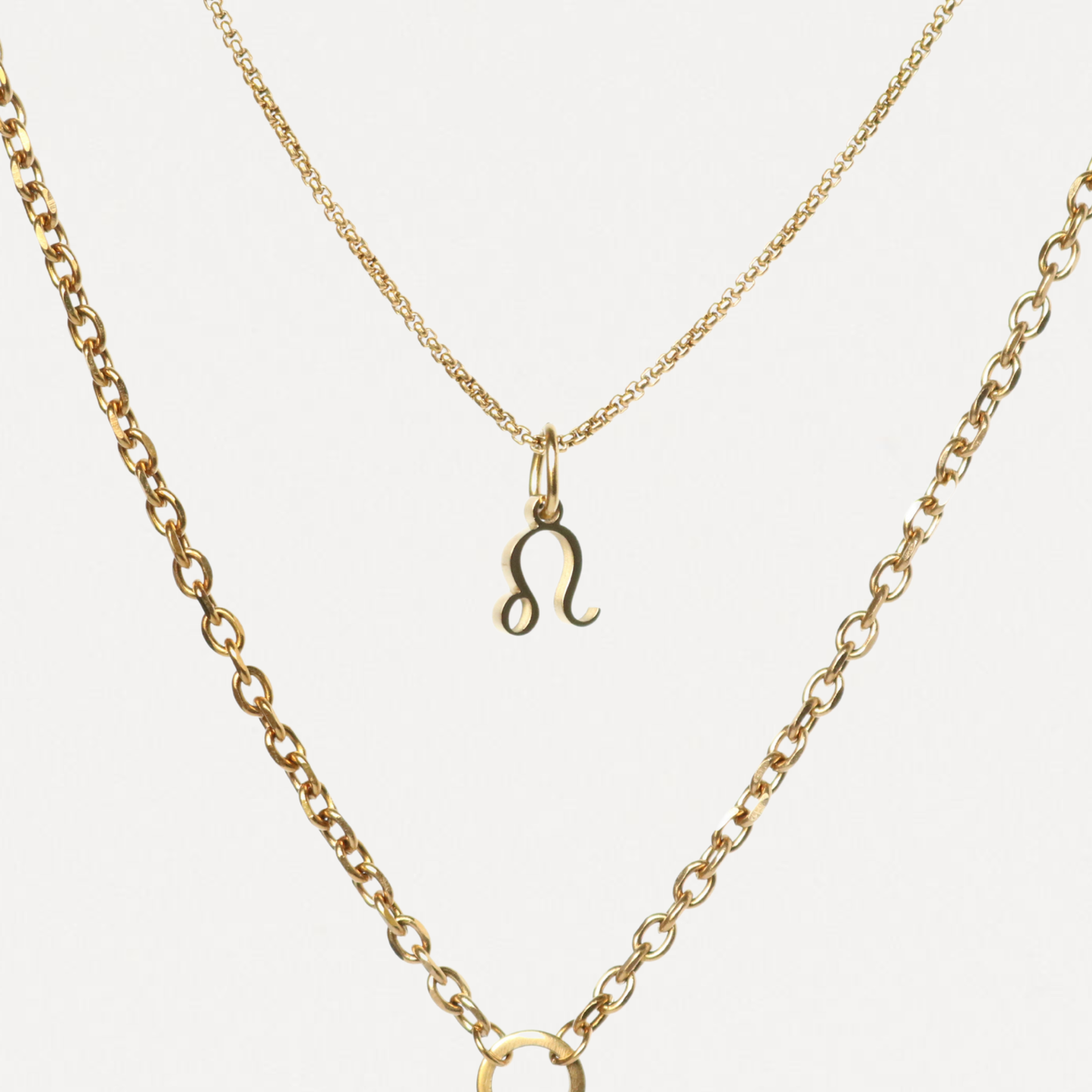 Custom Zodiac Layered Necklace – 3-in-1 Gold Necklace | Lazee Jewelry