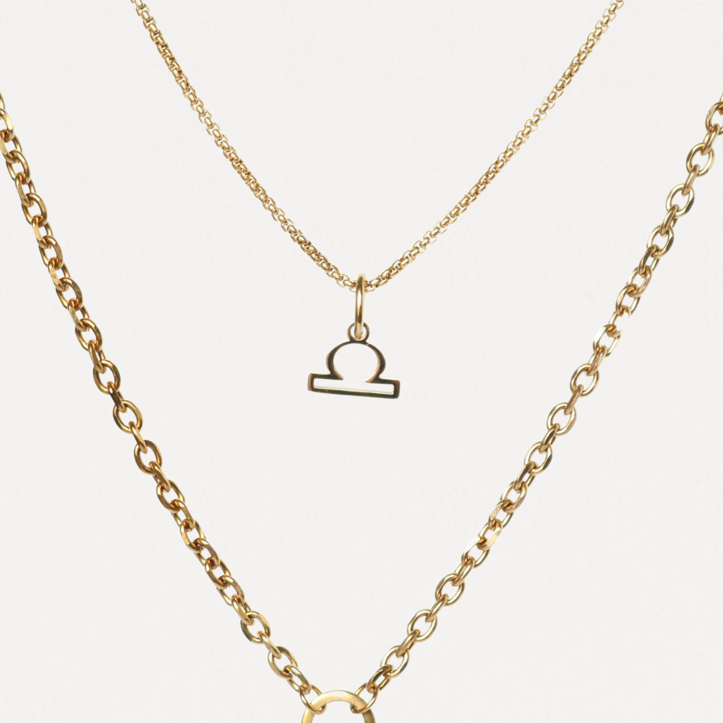 Custom Zodiac Layered Necklace – 3-in-1 Gold Necklace | Lazee Jewelry